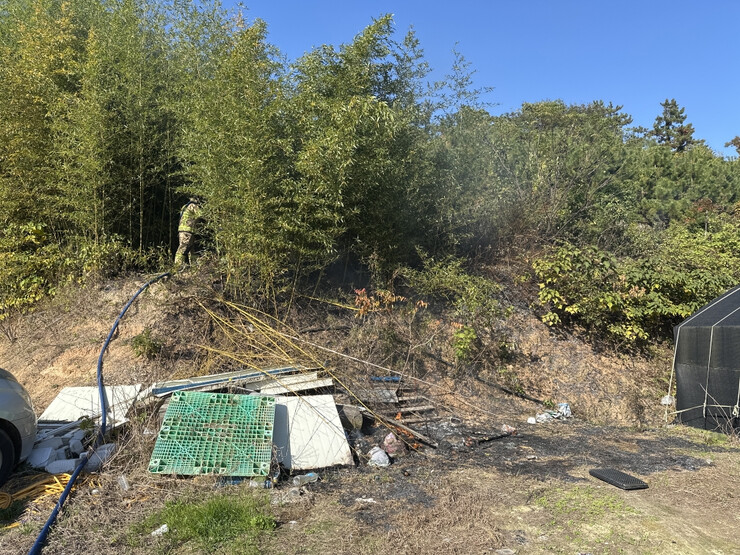 해남소방서, 주택용 소화기 활용으로 ...