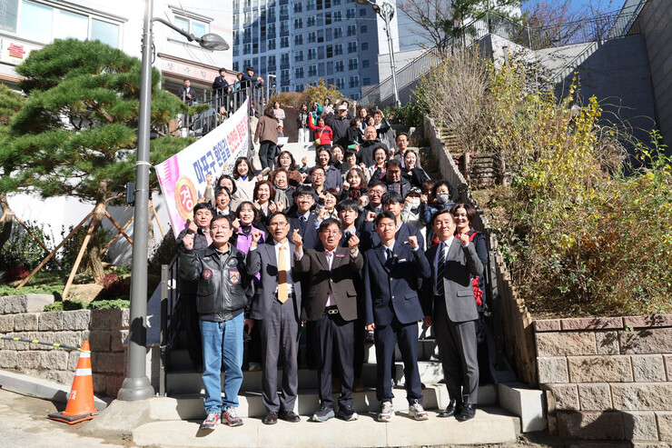 마포구, 환일중고교 통학로 정비·개통...