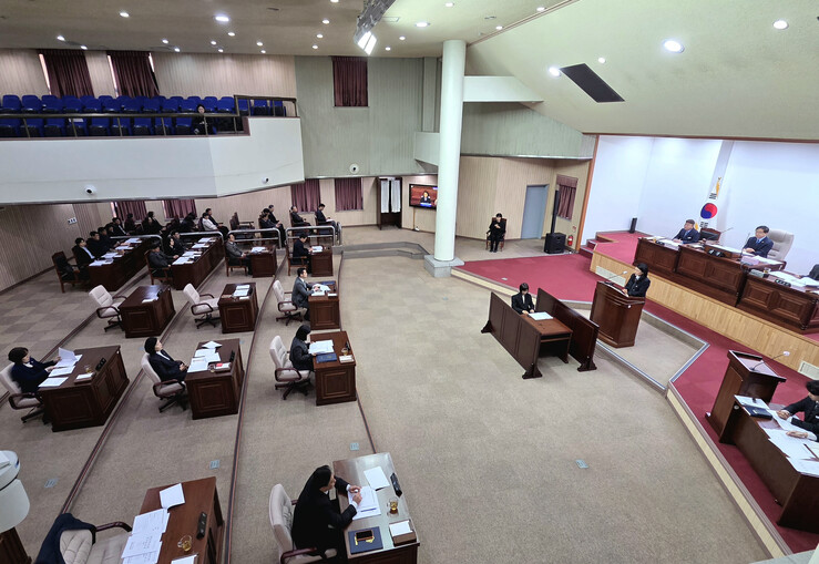 군포시의회, 2025년도 의사일정 마...