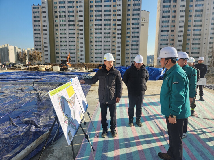 광주시 김충범 부시장, 겨울철 안전사고 예방위한 주요 사업장 현장점검 실시