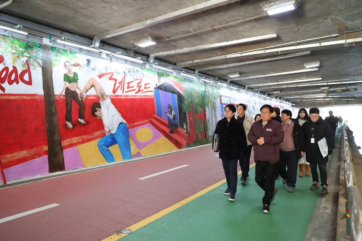 성산천 현장 점검