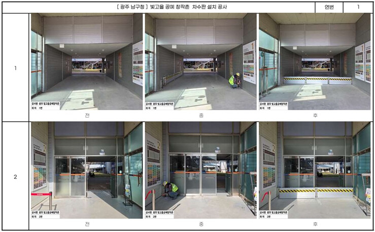 광주광역시, 호우피해 복구 적재적소 ...